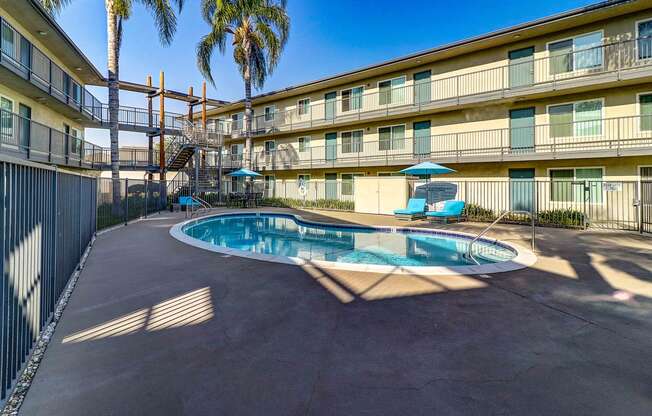 Pool Area at Moonraker Apartments