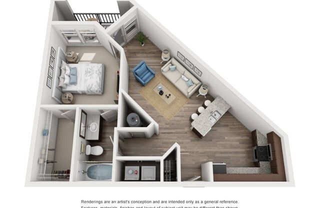 1 bed, 1 bath, 815 sqft, $1,412