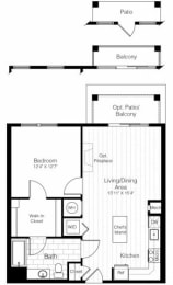 1 bed, 1 bath, 780 sqft, $2,528