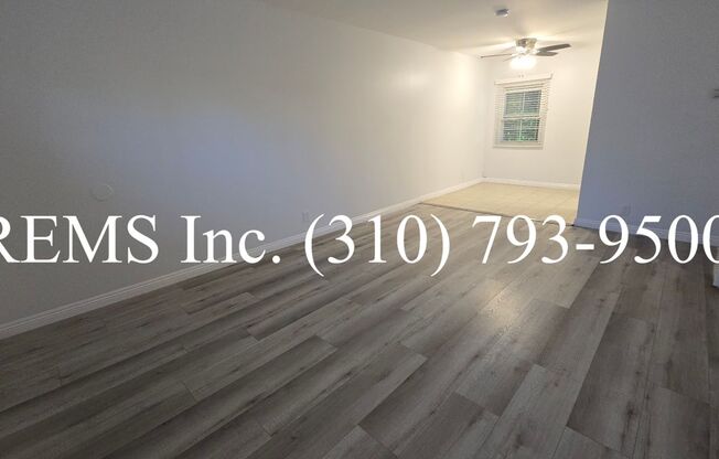 Remodeled 1 Bedroom Upstairs Apartment w/ Garage Parking