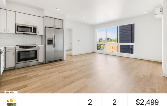 2 beds, 2 baths, 950 sqft, $2,199, Unit 202