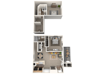 2 beds, 2 baths, 1,088 sqft, $1,668