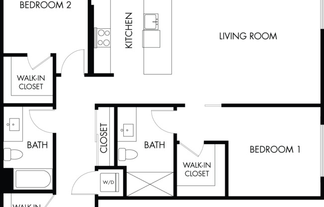 2 beds, 2 baths, 1,295 sqft, $4,425, Unit 314