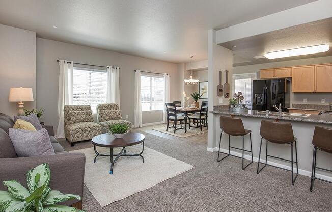 Two Bedroom Floor Plan at Vintage Park