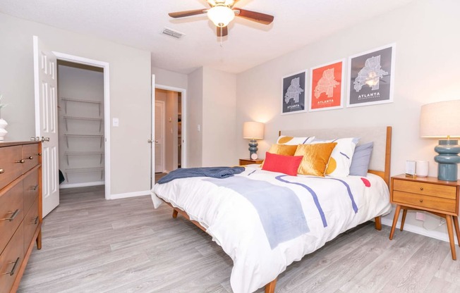 Bedroom with bed at The Atlantic Brookhaven, Brookhaven, 30329