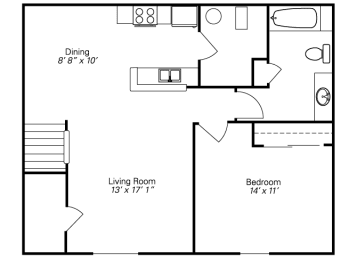 1 bed, 1 bath, 852 sqft, $1,165