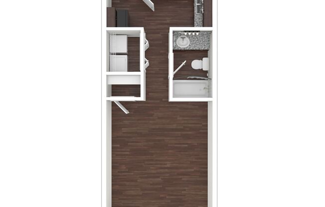 Studio, 1 bath, 475 sqft, $955