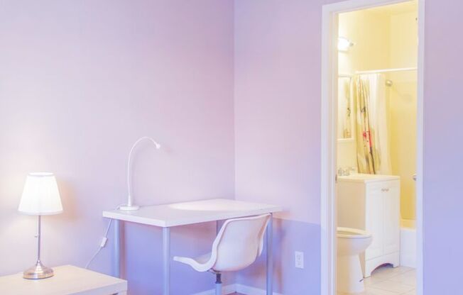 A 3 bedroom, 1 bathroom apartment with a dining area at 1637 Berkeley.