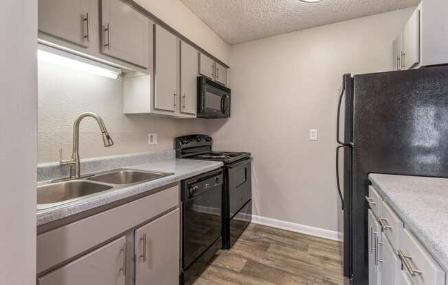 Kitchen at Carrington Apartments in Hendersonville TN March 2021 7