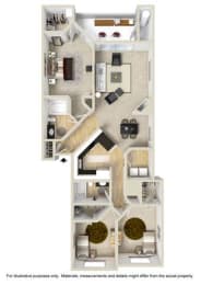 3 beds, 2 baths, 1,363 sqft, $2,450