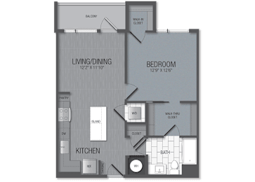 1 bed, 1 bath, 738 sqft, $2,291