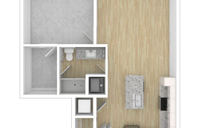 1 bed, 1 bath, 815 sqft, $1,800