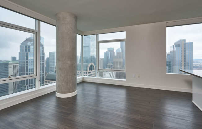 Living Room with Hard Surface Flooring