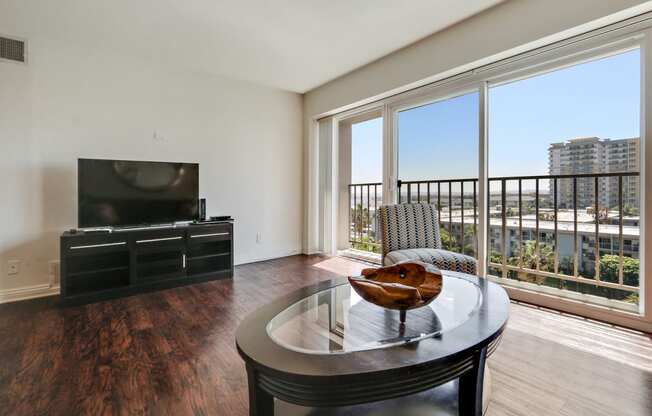 Remodeled Living Room - Apartment Rentals Near Mar Vista