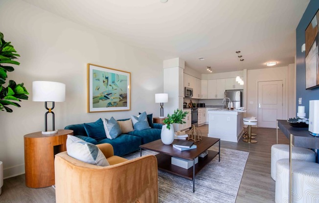 Living Room at Fairmont at South Lake, Bowie, Maryland