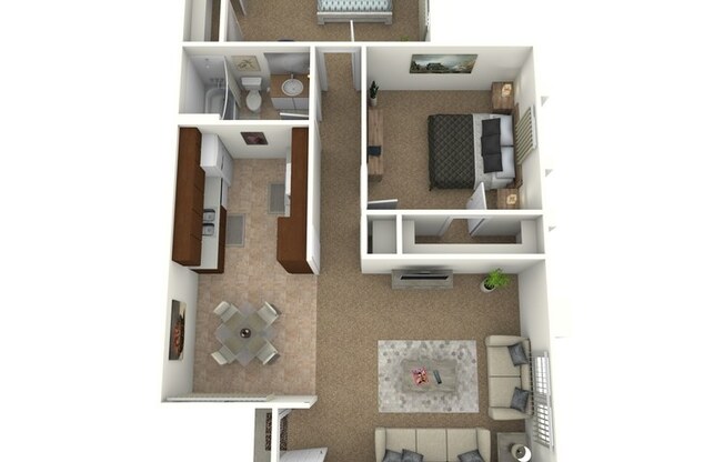 2 beds, 1 bath, 900 sqft, $2,580