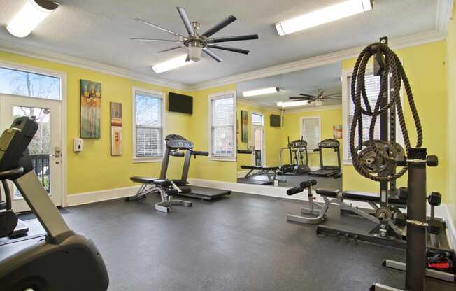 Audubon Briarcliff apartments in Atlanta Georgia photo of fitness center