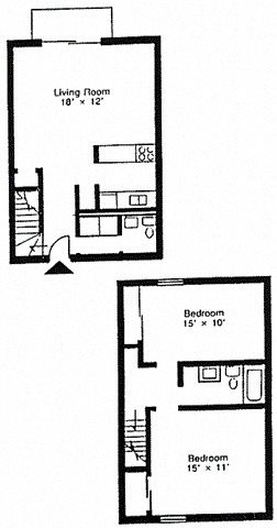 2 beds, 2 baths, 1,030 sqft, $1,295