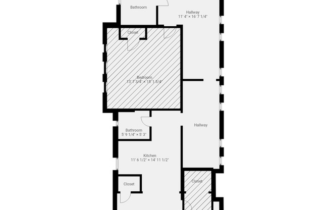 2 beds, 2 baths, 1,400 sqft, $2,000, Unit 3