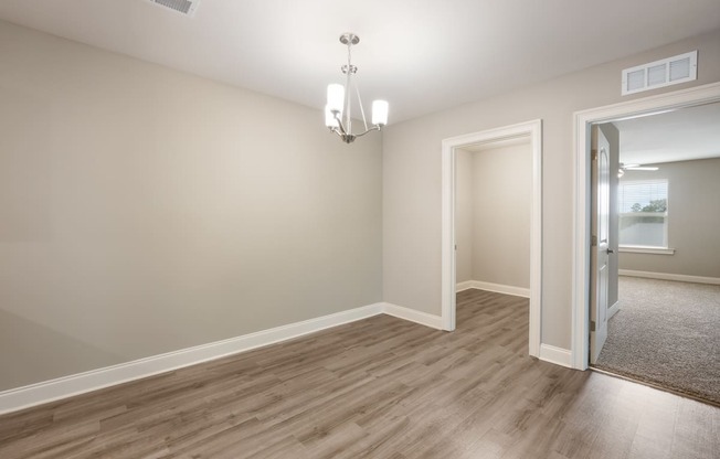 Model 3 Dining Room at Capital Grand Apartments in Tallahassee, FL