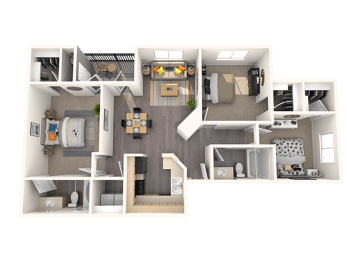 3 beds, 2 baths, 1,170 sqft, $1,800