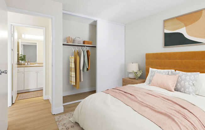 Bedroom with Hard Surface Flooring