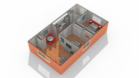 2 beds, 1 bath, 750 sqft, $1,610