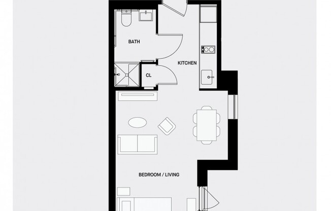 Studio, 1 bath, $3,402, Unit 9-A