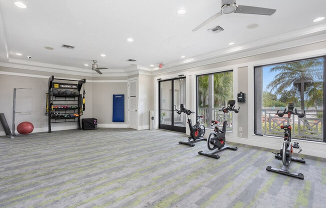 Fitness Center with state-of-the-art equipment