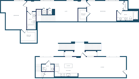 2 beds, 2.5 baths, 2,065 sqft, $3,828