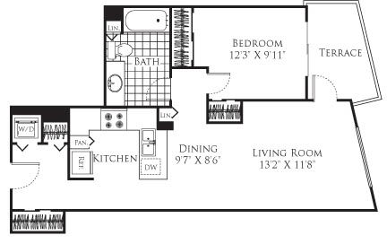 1 bed, 1 bath, 775 sqft, $2,254, Unit 229