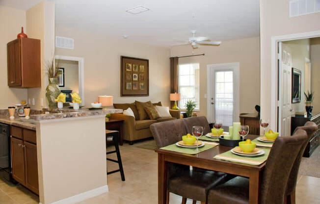Open-Layout Homes at Booker Creek Apartments in St. Petersburg FL