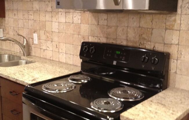3 Bed, 2 Bath. Hardwood floors, quartz countertops, stainless steel appliances.