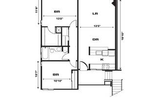 Two bedroom, Two bath Apartment