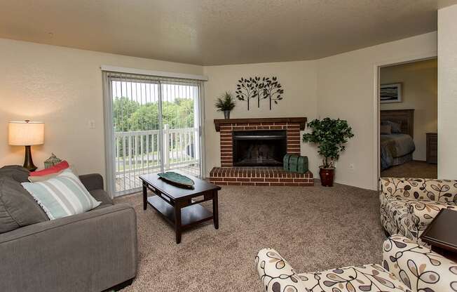 Fireplace in Living Room