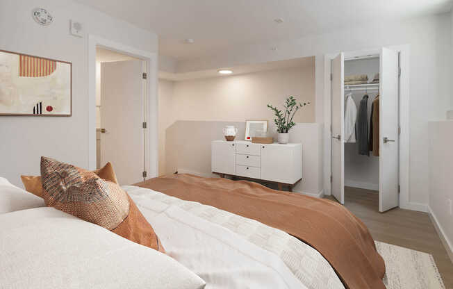 Bedroom with Hard Surface Flooring