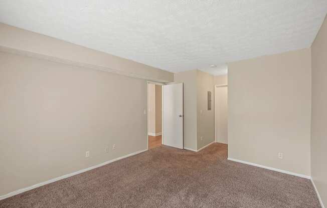 spacious apartment bedroom