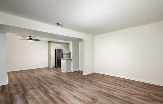living room at Shadowridge Woodbend Apartments