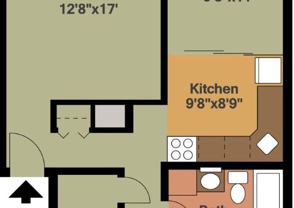 1 bed, 1 bath, 723 sqft, $1,850, Unit 5317 #4