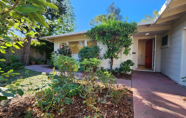 Charming three-bedroom, two-bath home in Midtown Palo Alto.