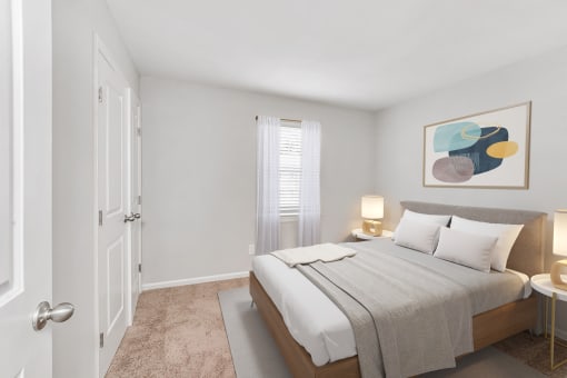 Gorgeous Bedroom at Staples Mill Townhomes, Richmond, Virginia