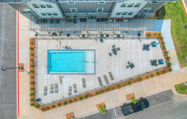 Aerial View of Pool