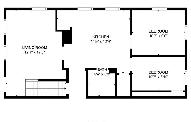 4 beds, 1 bath, 800 sqft, $2,095, Unit 8-2