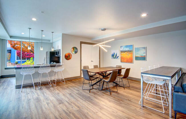 Dining And Kitchen at Harrington Square, Renton