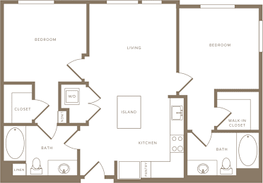 2 beds, 2 baths, 931 sqft, $3,989