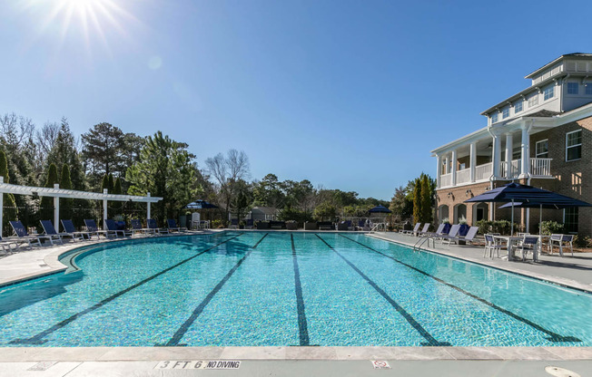 the swimming pool at the resort at governors residence