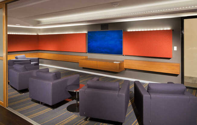 Media Room with 75" TV