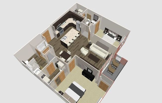 2 beds, 2 baths, 1,087 sqft, $2,175, Unit 104-324