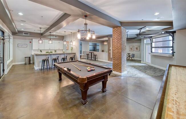 Billiards Table at Vue at Embry Hills, Atlanta, GA, 30042