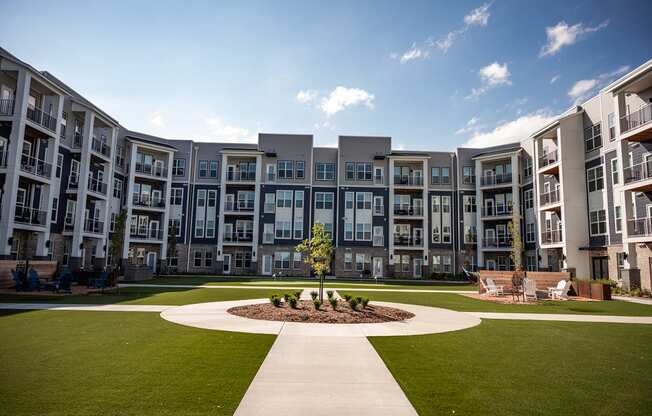 State-of-the-art exterior property amenities including resort-style pool, bocce ball court, pickleball court and much more at Fireside at Waukee, in Waukee, IA